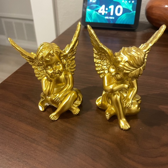 Gold Cherubs Angels Decor - Picture 1 of 5